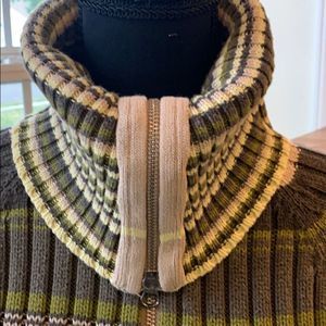 J Crew | Women’s Retro zipper Sweater EUC